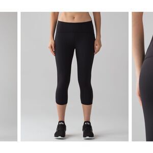 Lululemon Train Times Crop 17" Black
